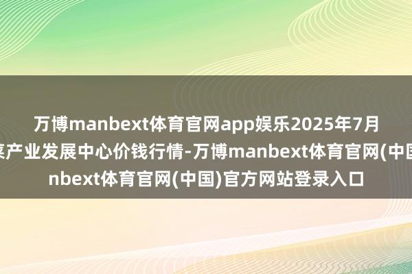 万博manbext体育官网app娱乐2025年7月23日甘肃武山县蔬菜产业发展中心价钱行情-万博manbext体育官网(中国)官方网站登录入口